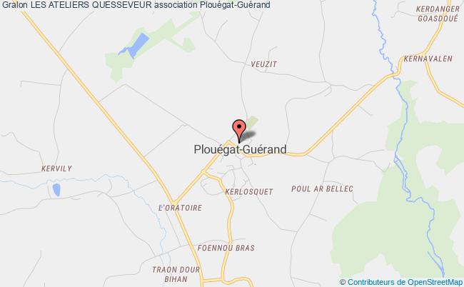 plan association Les Ateliers Quesseveur Plouégat-Guérand