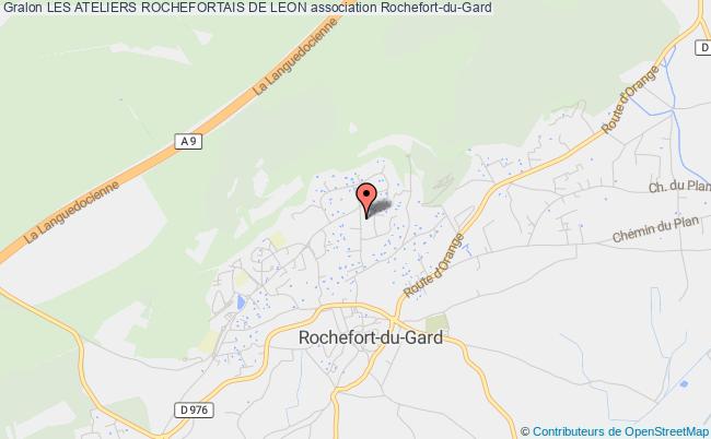plan association Les Ateliers Rochefortais De Leon Rochefort-du-Gard