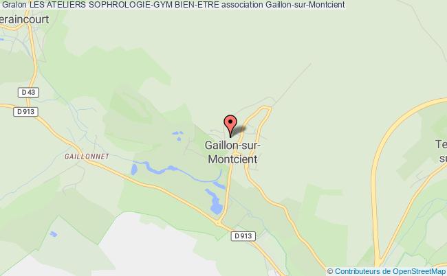 plan association Les Ateliers Sophrologie-gym Bien-etre Gaillon-sur-Montcient