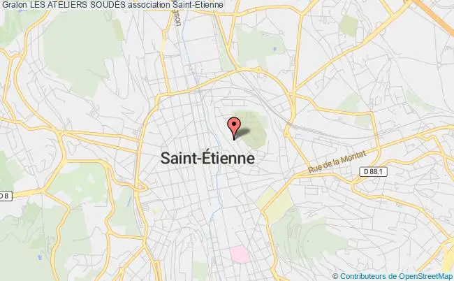 plan association Les Ateliers SoudÉs Saint-Étienne
