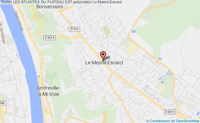 plan association Les Atlantes Du Plateau Est Mesnil-Esnard
