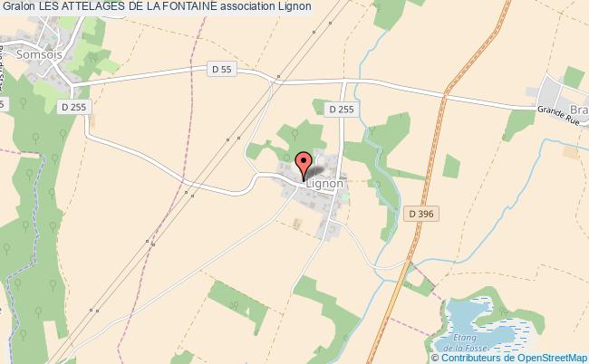 plan association Les Attelages De La Fontaine Lignon