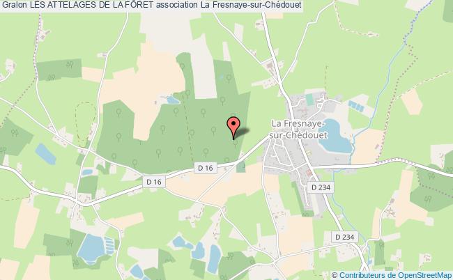 plan association Les Attelages De La FÔret La    Fresnaye-sur-Chédouet