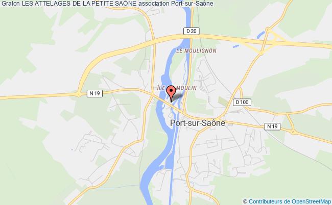 plan association Les Attelages De La Petite SaÔne Port-sur-Saône