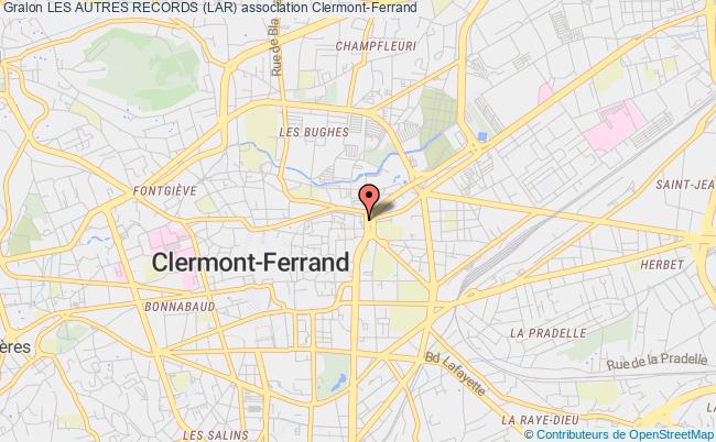 plan association Les Autres Records (lar) Clermont-Ferrand