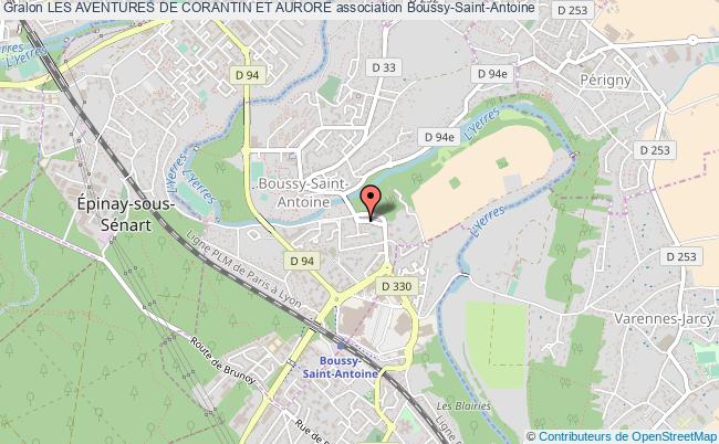 plan association Les Aventures De Corantin Et Aurore Boussy-Saint-Antoine