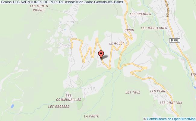 plan association Les Aventures De PÉpÈre Saint-Gervais-les-Bains