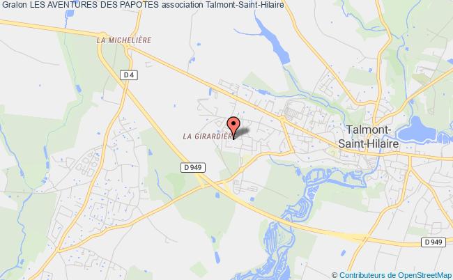 plan association Les Aventures Des Papotes Talmont-Saint-Hilaire