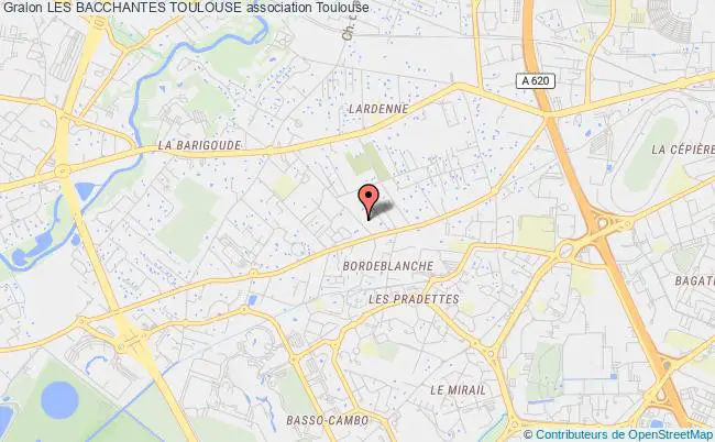 plan association Les Bacchantes Toulouse Toulouse