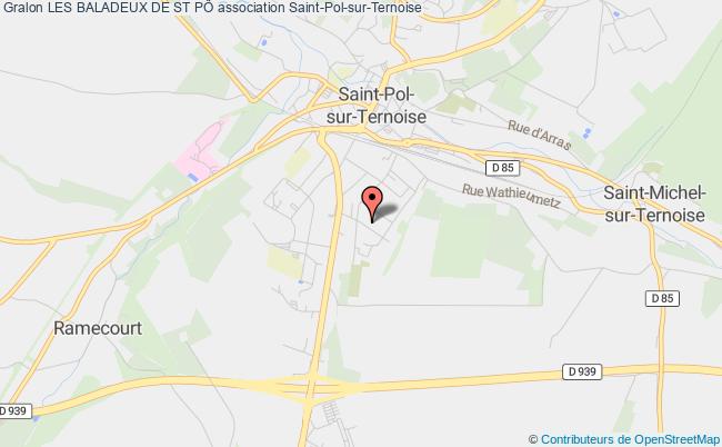 plan association Les Baladeux De St PÔ Saint-Pol-sur-Ternoise