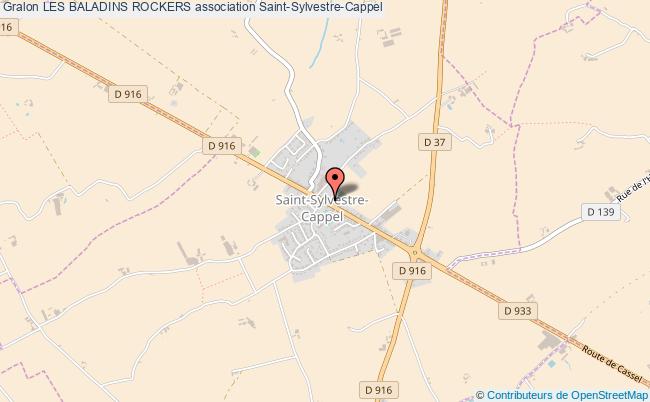 plan association Les Baladins Rockers Saint-Sylvestre-Cappel