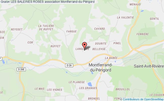 plan association Les Baleines Roses Montferrand-du-Périgord