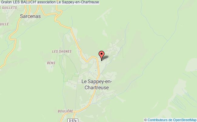 plan association Les Baluch' Sappey-en-Chartreuse