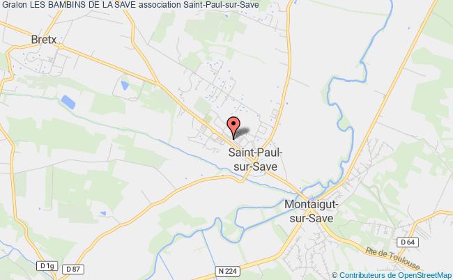 plan association Les Bambins De La Save Saint-Paul-sur-Save
