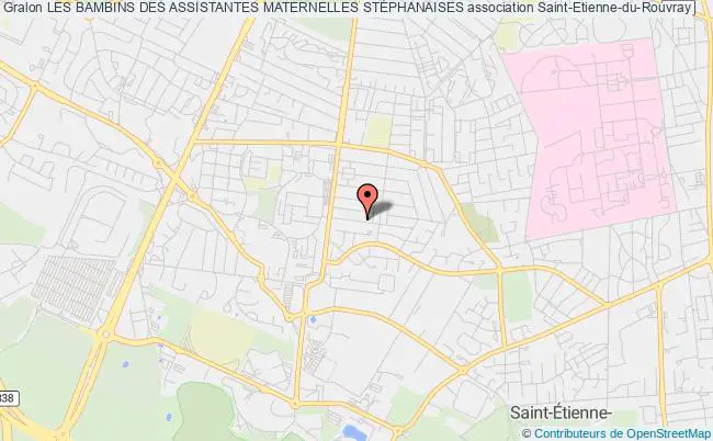 plan association Les Bambins Des Assistantes Maternelles StÉphanaises Saint-Étienne-du-Rouvray