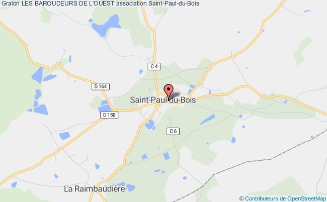 plan association Les Baroudeurs De L'ouest Saint-Paul-du-Bois