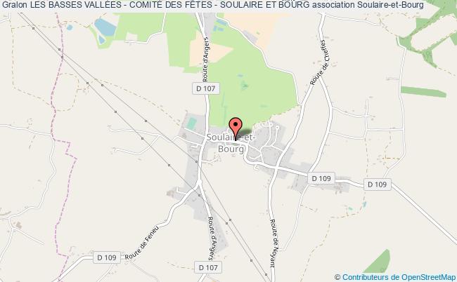 plan association Les Basses VallÉes - ComitÉ Des FÊtes - Soulaire Et Bourg Soulaire-et-Bourg