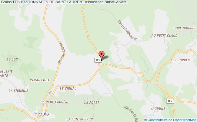 plan association Les Bastonnades De Saint Laurent Saint-Laurent-des-Bâtons