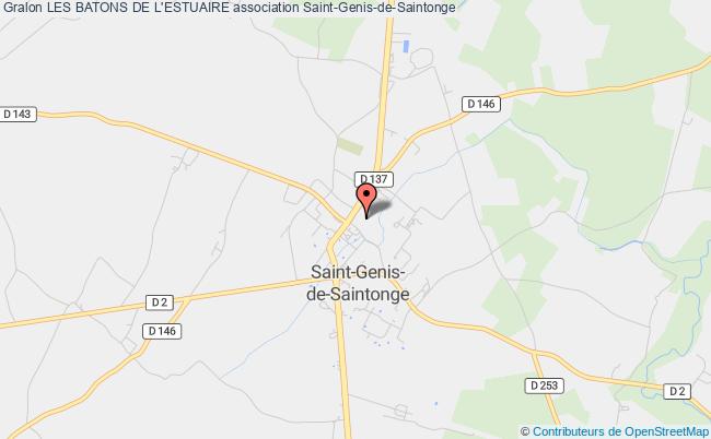 plan association Les Batons De L'estuaire Saint-Genis-de-Saintonge