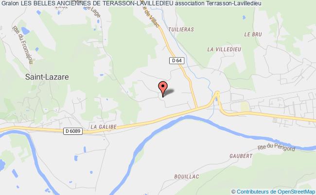 plan association Les Belles Anciennes De Terasson-lavilledieu Terrasson-Lavilledieu