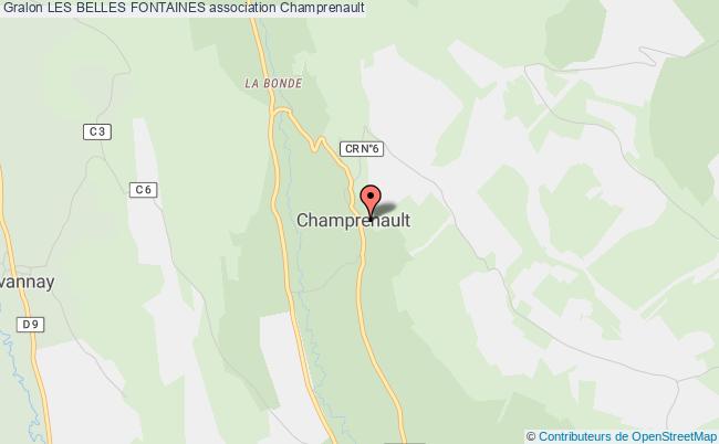 plan association Les Belles Fontaines Champrenault