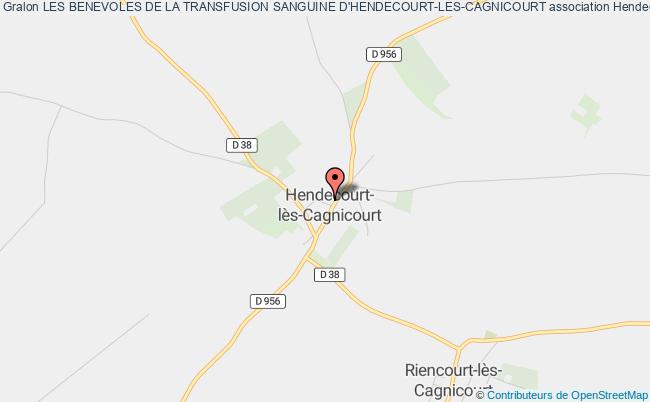 LES BENEVOLES DE LA TRANSFUSION SANGUINE D'HENDECOURT-LES-CAGNICOURT