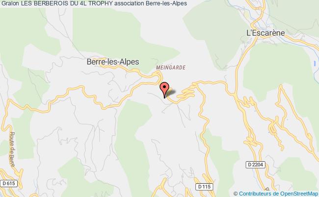plan association Les Berberois Du 4l Trophy Berre-les-Alpes
