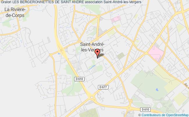 plan association Les Bergeronnettes De Saint Andre Saint-André-les-Vergers