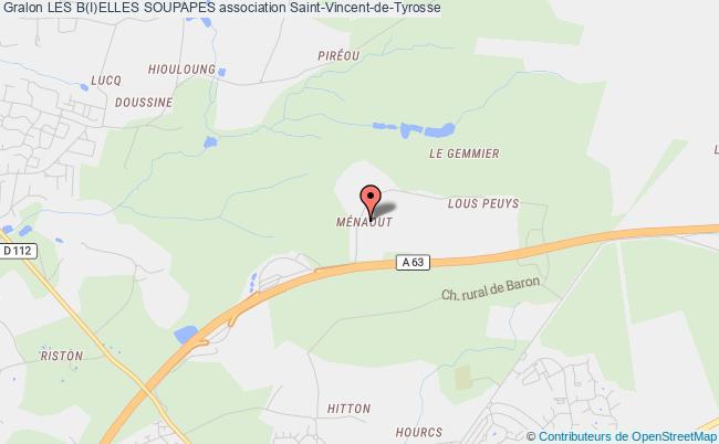 plan association Les B(i)elles Soupapes Saint-Vincent-de-Tyrosse