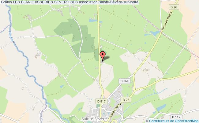 plan association Les Blanchisseries Severoises Sainte-Sévère-sur-Indre