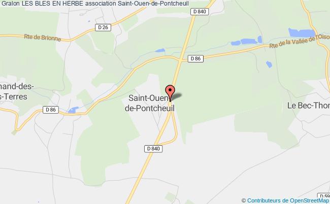 plan association Les Bles En Herbe Saint-Ouen-de-Pontcheuil