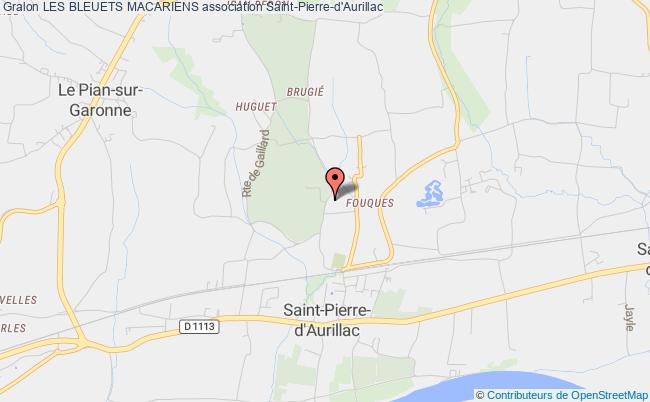 plan association Les Bleuets Macariens Saint-Pierre-d'Aurillac