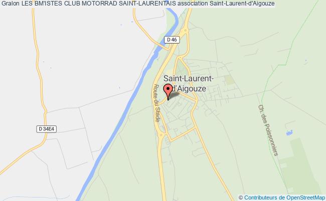 plan association Les Bm'istes Club Motorrad Saint-laurentais Saint-Laurent-d'Aigouze