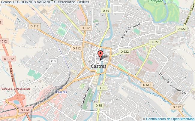 plan association Les Bonnes Vacances Castres