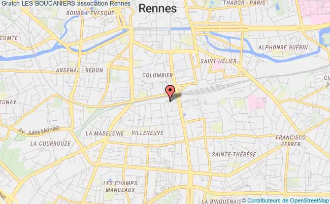 plan association Les Boucaniers Rennes