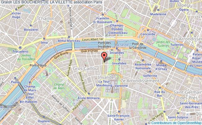 plan association Les Bouchers De La Villette Paris