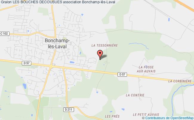 plan association Les Bouches Decousues Bonchamp-lès-Laval