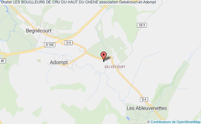 plan association Les Bouilleurs De Cru Du Haut Du Chene Gelvécourt-et-Adompt