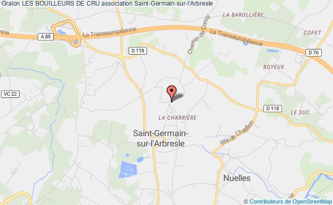 plan association Les Bouilleurs De Cru Saint-Germain-Nuelles