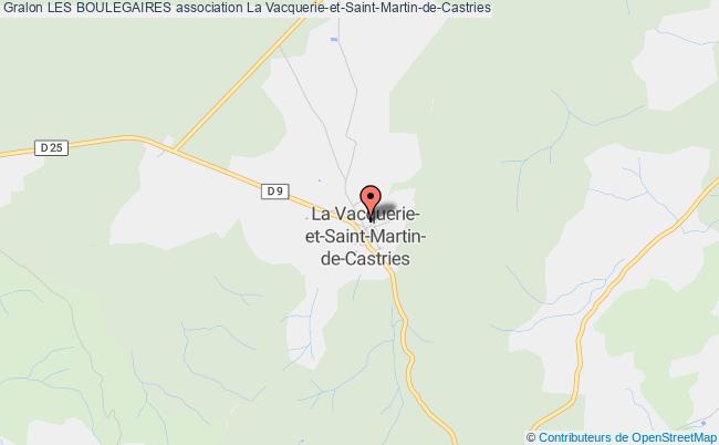 plan association Les Boulegaires La    Vacquerie-et-Saint-Martin-de-Castries