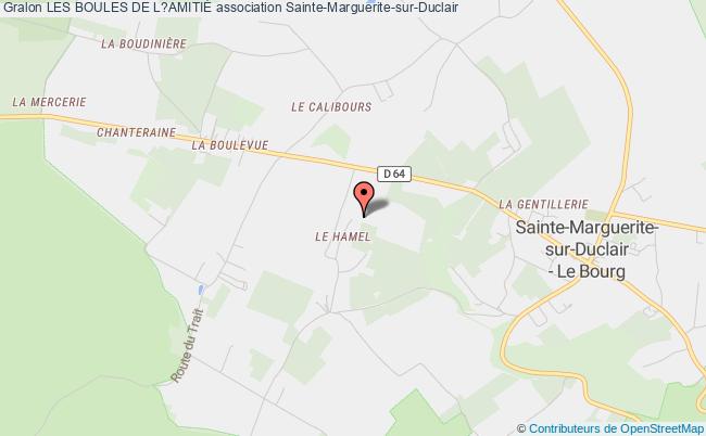 plan association Les Boules De L?amitiÉ Sainte-Marguerite-sur-Duclair