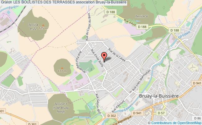 plan association Les Boulistes Des Terrasses Bruay-la-Buissière