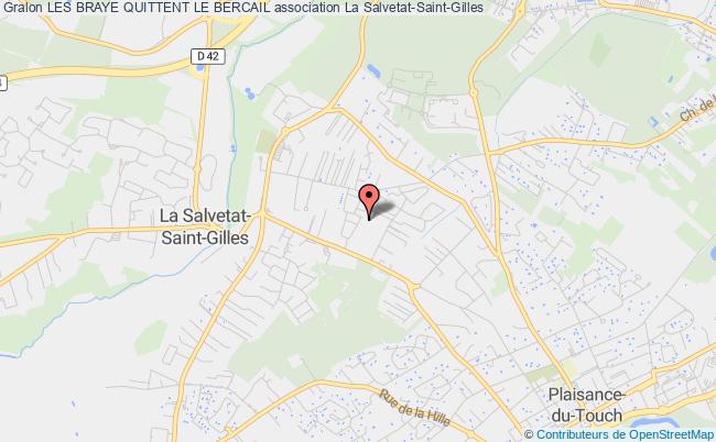 plan association Les Braye Quittent Le Bercail Salvetat-Saint-Gilles
