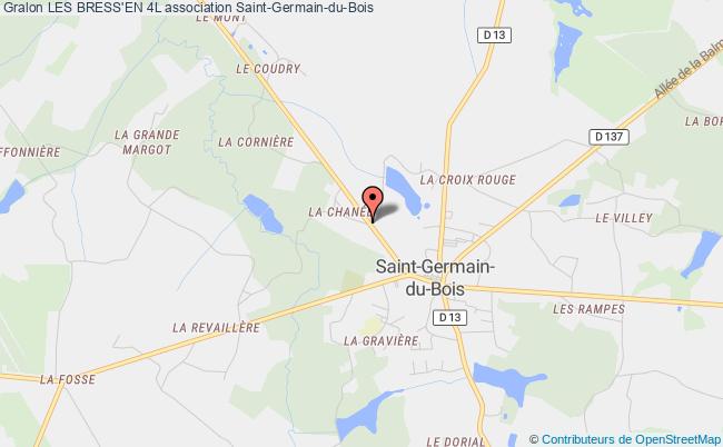 plan association Les Bress'en 4l Saint-Germain-du-Bois
