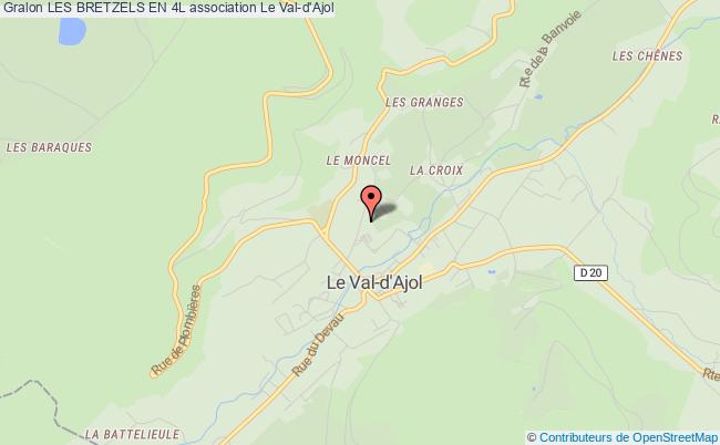 plan association Les Bretzels En 4l Val-d'Ajol