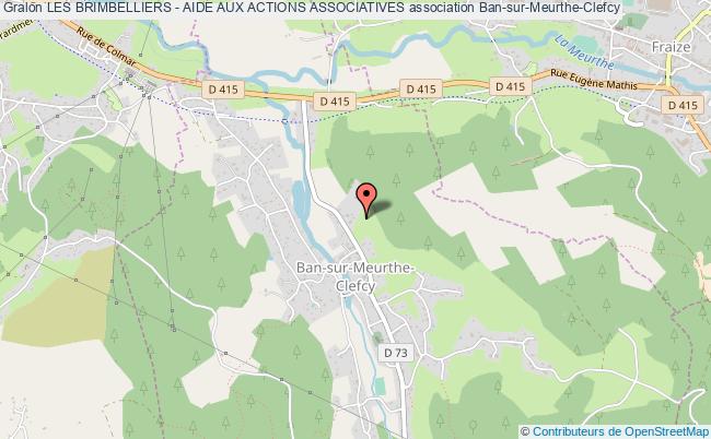 plan association Les Brimbelliers - Aide Aux Actions Associatives Ban-sur-Meurthe-Clefcy