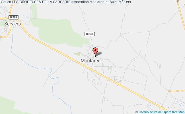 plan association Les Brodeuses De La Carcarie Montaren-et-Saint-Médiers