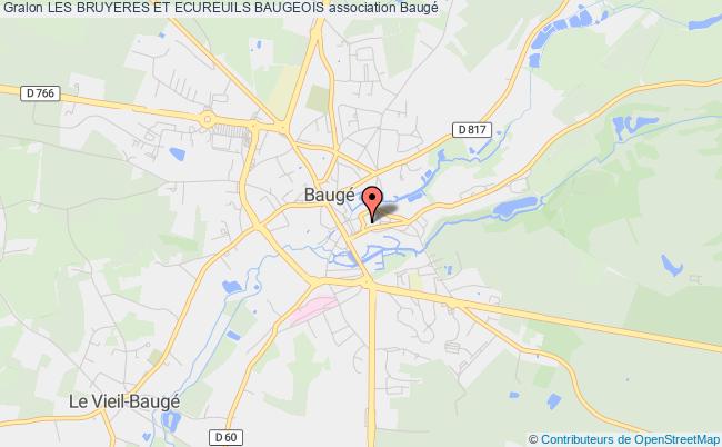 plan association Les Bruyeres Et Ecureuils Baugeois Baugé-en-Anjou