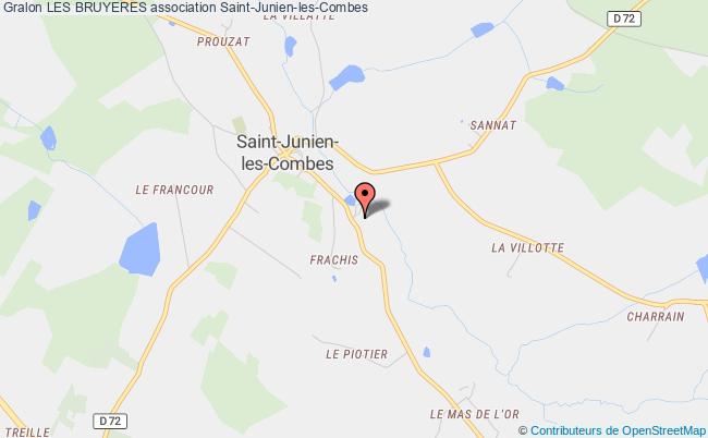 plan association Les Bruyeres Saint-Junien-les-Combes