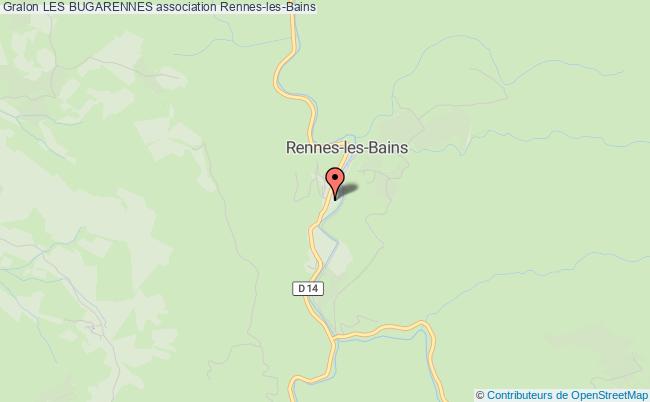 plan association Les Bugarennes Rennes-les-Bains